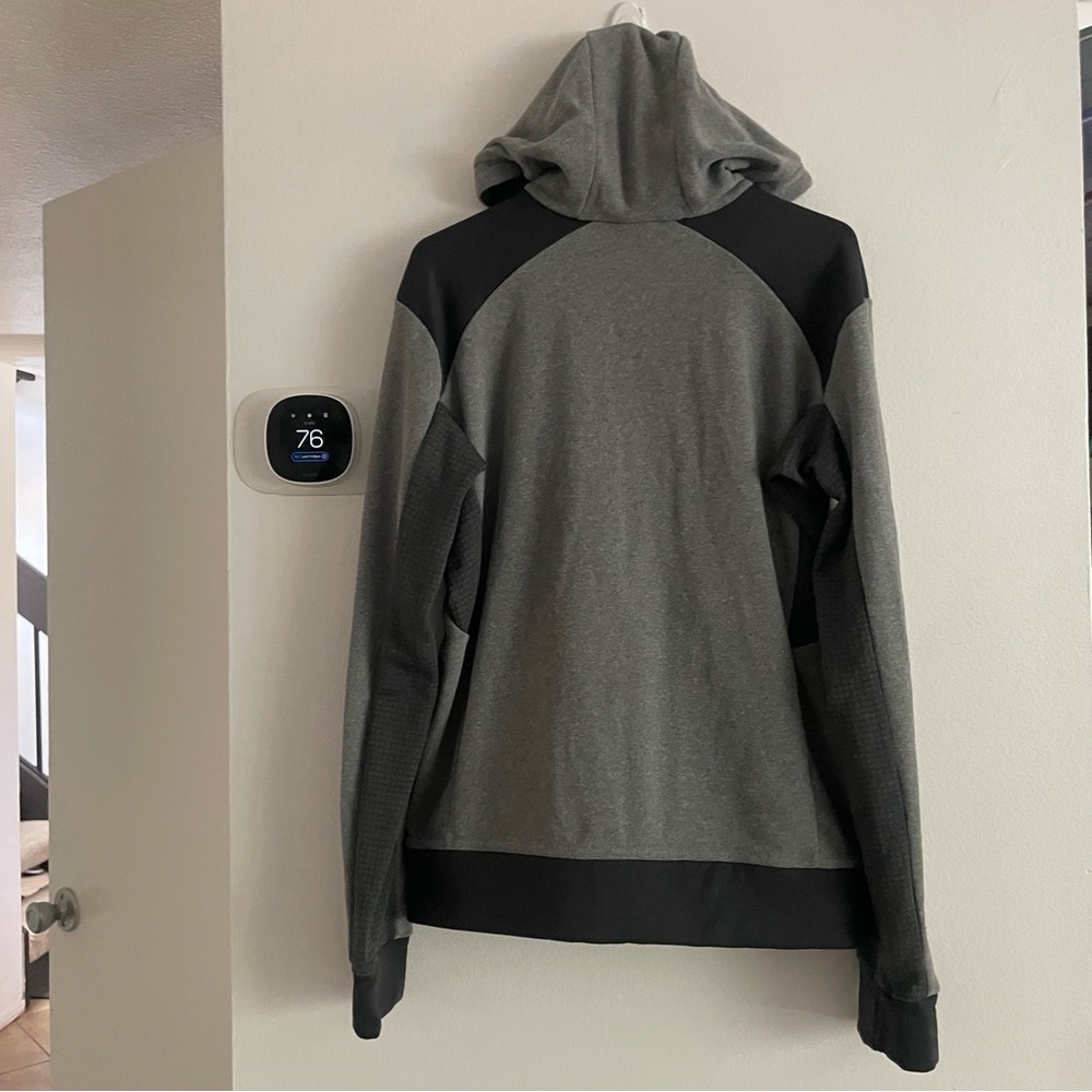 66 North Iceland  Gray and Black Hooded Jacket size medium